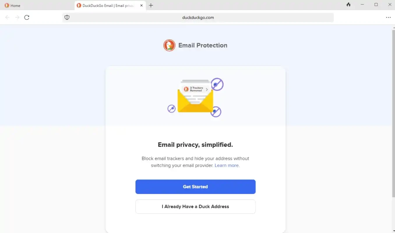 DuckDuckGo — στιγμιότυπο οθόνης 1